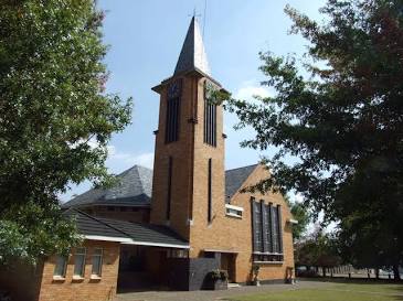 The brick Dutch Reformed Church in Villiers